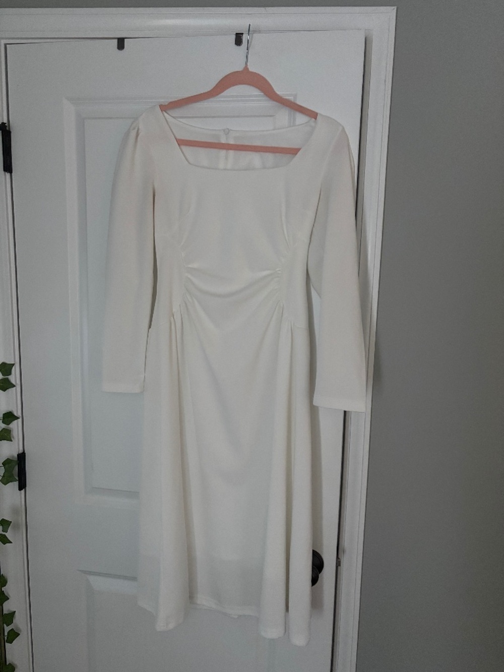white dress